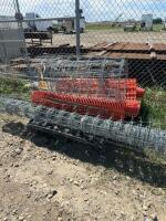 Lift of page wire and snow fence