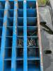 Blue steel bolt bin and contents - 4