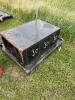 Three drawer steel file cabinet
