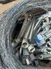 Chain link fence tops and barbed wire - 2