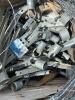 Chain link fence tops and barbed wire - 3