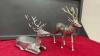 (2) METAL DEER - 5