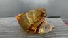 VINTAGE SHELL SHAPED HEAVY GLASS DECOR PIECE - 3