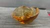 VINTAGE SHELL SHAPED HEAVY GLASS DECOR PIECE - 4