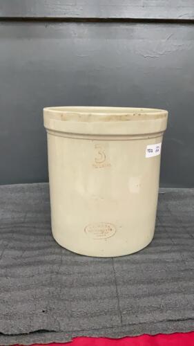 3 IMPERIAL GAL MEDALTA CROCK - MEDICINE HAT