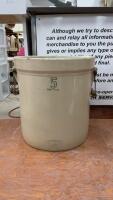 5 IMPERIAL GAL MEDALTA CROCK - MEDICINE HAT