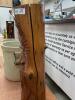 WOOD CARVING OF A FACE OF AN OLD MAN - 4