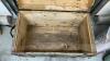 ANTIQUE DOMED WOOD TRUNK - 4