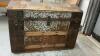 ANTIQUE DOMED WOOD TRUNK - 7