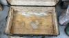 ANTIQUE WOOD TRUNK W/ TRAY - 6