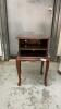 SMALL SIDE TABLE W/ PULL OUT TRAY