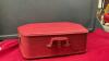 RED RETRO HEXAGO SUITCASE - 2