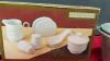 BOX OF MISC KITCHEN ITEMS -PLASTIC & STAINLESS MIXING BOWLS, (2) CHIFFON PAN, PLASTIC STORAGE, - 3