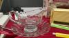 GLASS GRAVY BOAT, & BOX W/ MISC KITCHEN ITEMS - VARIETY OF KNIVES (SOME NEW), ROASTING - 2