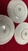 FLAT W/ CHINA DISHWARE - TEA CUPS & SAUCERS, TEAPOTS, CREAM & SUGAR, SALT & PEPPER - 8
