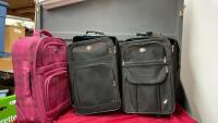 (3) CARRY-ON SIZE LUGGAGE PIECES - MILLENNIUM, (2) JET STREAM