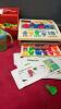 BOX OF PRESCHOOL TOYS - 6