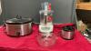 HAMILTON BEACH FOOD PROCESSOR, CROCKPOT, LIL DIPPER CROCK POT