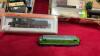 (3) FLATS OF MINI TRAINS - INCLUDES (2) ENGINES AND MINI TRACK - 2