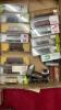(3) FLATS OF MINI TRAINS - INCLUDES (2) ENGINES AND MINI TRACK - 4