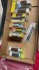 (3) FLATS OF MINI TRAINS - INCLUDES (2) ENGINES AND MINI TRACK - 6