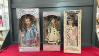 (3) PORCELAIN DOLLS