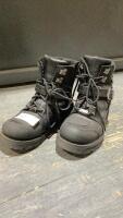 HARLEY DAVIDSON LEATHER BLACK BOOTS - SIZE 8 1/2