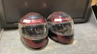 (2) FULMER MOTORCYCLE HELMETS