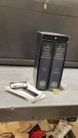 SET OF COMPACT EDITION OF OXFORD ENGLISH DICTIONARY - COMES W MAGNIFYING GLASS