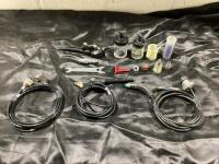 SHOP BOX W/ AIR BRUSHES & MISCELLANEOUS