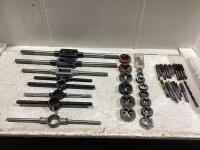 SHOP BOX W/ TAPS & DIES SAE/METRIC