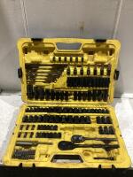 STANLEY MULTI-TOOL SET OF SOCKETS, WRENCHES & DRILL BITS (INCOMPLETE)