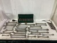SHOP BOX OF WRENCHES & SOCKET SET METRIC/SAE