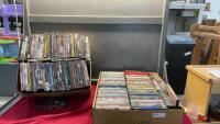 (2) BOXES OF DVD&rsquo;S