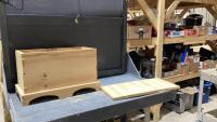 WOODEN STORAGE BOX WITH LID