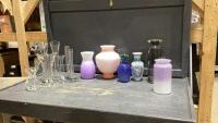 (2) BOXES OF ASSORTED VASES