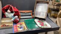 YARN, KNITTING NEEDLES, PATTERN BOOKS,PLASTIC MESH CANVAS