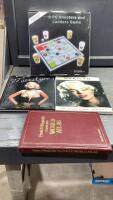 MARILYN MUNROE BOOKS, ATLAS, DRINKING GAME