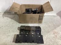 SHOP BOX OF ASSORTED SLIDING BARN DOOR PARTS