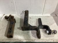 (3) ASSORTED TRAILER HITCHES