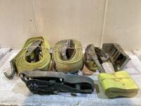 SHOP BOX OF RATCHET STRAPS & STRAPS