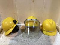 SHOP BOX W/ (3) SAFETY HELMETS