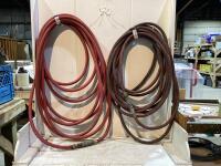 (2) HEAVY DUTY AIR COMPRESSOR HOSES