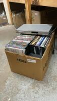 COLLECTION OF DVD&rsquo;S & PHILIPS DVD PLAYER
