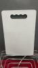BOX W/ CUTCO CUTTING BOARD, EGG COOKERS, SMALL GRILLING MACHINE, WINE CHILLER, METAL FRUIT BASKET - 2