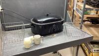RIVAL ELECTRIC ROASTER, WIRE RACKS
