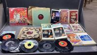 VINTAGE RECORDS -45&rsquo;S, 78&rsquo;S + CASSETTES