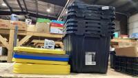 SHELF #7 - (7) TOTES WITH LIDS