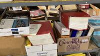 SHELF #14 - SHOP MANUALS, PARTS LISTS, ELECTRONIC MANUALS