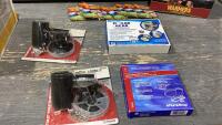 BOX W/TOILET BOWL WAX, FLUSH ACTUATORS, WINDOW INSULATION
